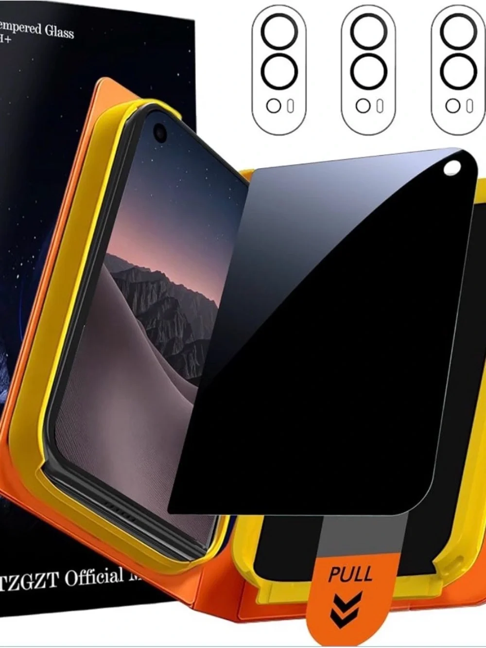 Foldable Smartphone with Privacy Display - Black